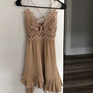 Free People Adella Slip Dress
